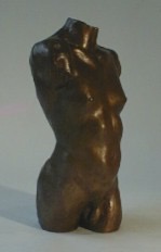 Male Torso - cold bonded bronze